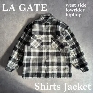 웨스트 사이드 힙합 LA GATE 셔츠 자켓 빅 사이즈
