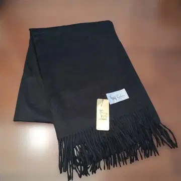 캐시미어 100% 블랙 스톨