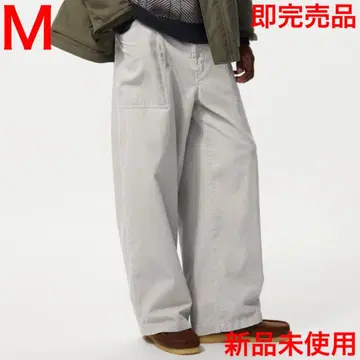 코듀로이 워크 팬츠 JWA JW앤더슨 그레이 M 와이드 팬츠