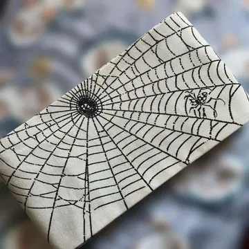 새상품급 거미 거미줄 반폭 오비 멋진 오비 고딕 반폭 오비