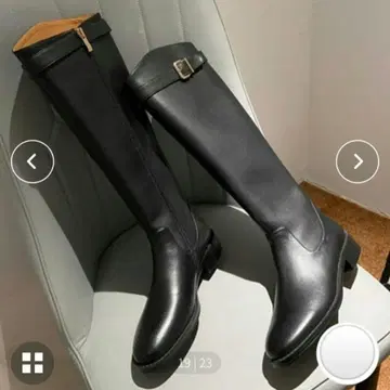 초 메루카리 시 [새상품] 아이모하 aimoha 롱 부츠 블랙 23.5