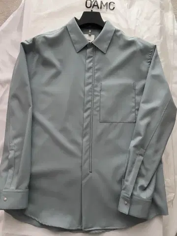 OAMC IAN SHIRT 블루 셔츠 자켓 XL [ 시착만 한 상품 ]