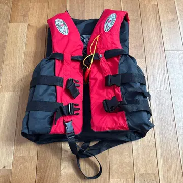 JARUSITE 구명 조끼 빨간색/블랙