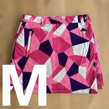 Kappa 골프 스커트 가을/겨울 핑크 퍼플 충전솜 M 사이즈