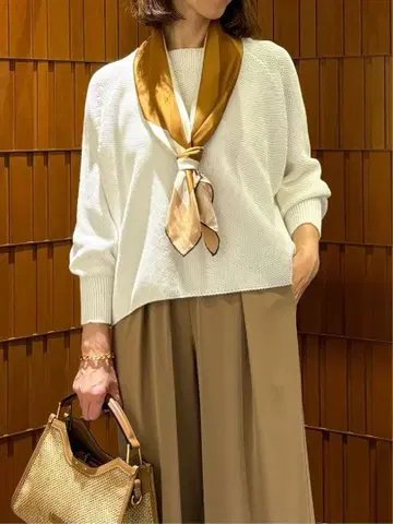 Ballsey 모스 스티치 와이드 풀오버