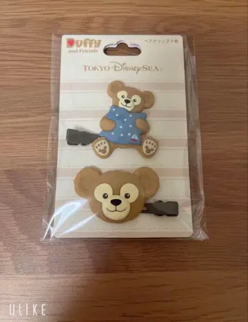 Duffy and Friends 헤어 클립 2개 세트