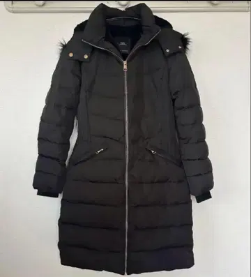 [ 새상품급 ] ZARA 자라 롱 다운 자켓 A 라인 블랙 [ S ]