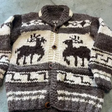 캐나다제 카우친 스웨터 루돌프 L