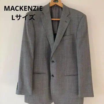 온워드 카시야마 MACKENZIE 그레이 체크 무늬 테일러드 자켓