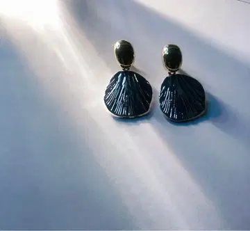 귀걸이 골드 실버 패널 빅 사이즈 말