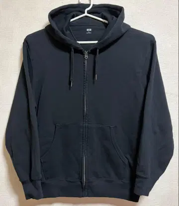 유니클로 맨투맨 풀 집업 후드티