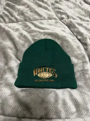 그린 컬러 니트 모자 WHEAT'S BOOTS 비니 레어 아메카지