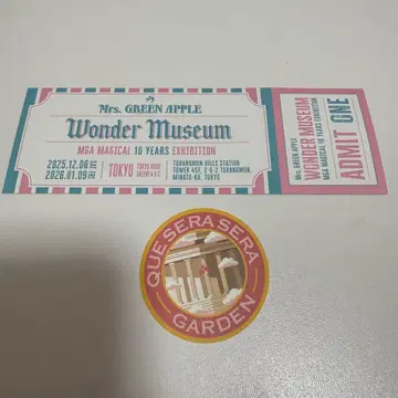 Mrs. GREEN APPLE 원더 뮤지엄 입장권
