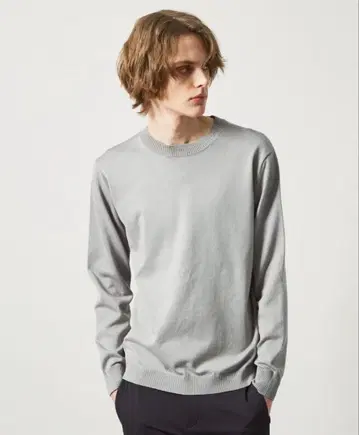 디자인 웍스 캐시미어 터치 크루넥 니트 스웨터