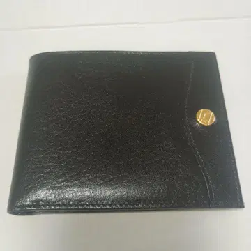 골드 파일 이단 접이식 지갑