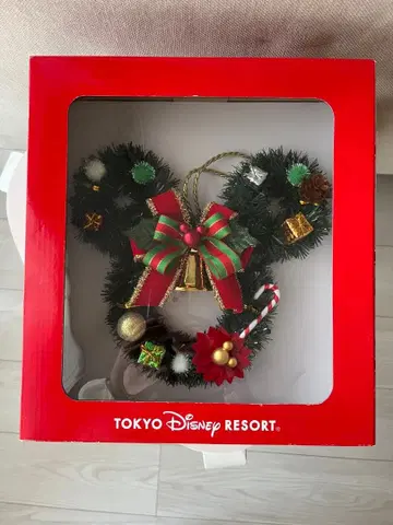 디즈니 리조트 크리스마스 리스 미키
