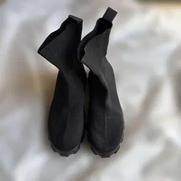 블랙 니트 부츠 사이즈 M