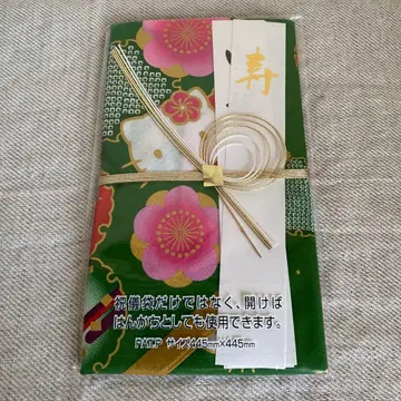 [ 새상품 ] 헬로키티 손수건 축의금 봉투 손수건 헬로키티 그린 레어