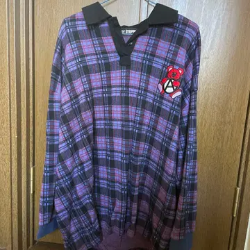 CANDY STRIPPER 체크 무늬 트레이닝복