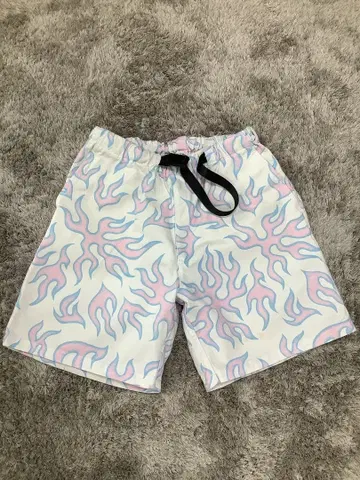 프레임 패턴 숏팬츠