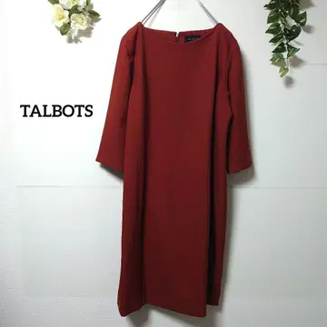 탈봇 7부 소매 롱 원피스 사이즈 12