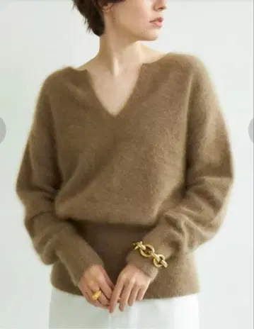 개럴개런트 키 넥 라쿤 니트 정가 24,200엔