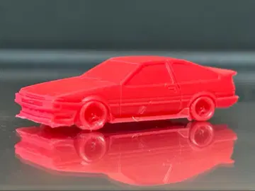 이그니션 모델 1/120 도요타 AE86 트레노 DK 사양 레드