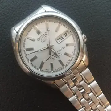 SEIKO 자동 와인딩 손목시계 실버