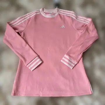 adidas 핑크 긴팔 셔츠 L