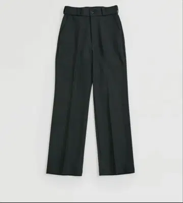 THE SHINZONE 센터 프레스 팬츠 슬랙스 블랙 32