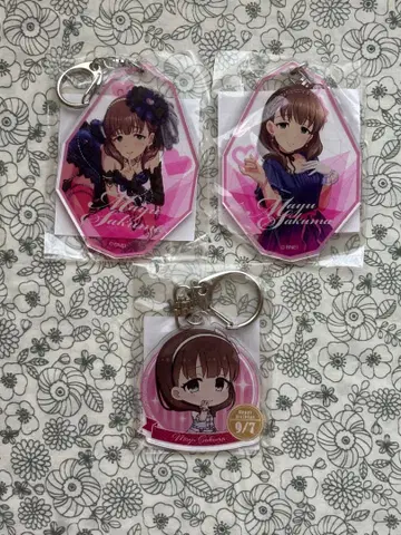 사쿠마 마유 아크릴 키링 3종 세트
