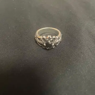 실버 장식 반지 블랙 스톤 포함 실버 925 925 반지 S925