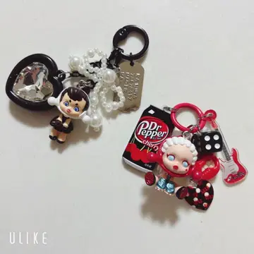 앞머리인가 눈썹인가 주렁주렁 키링