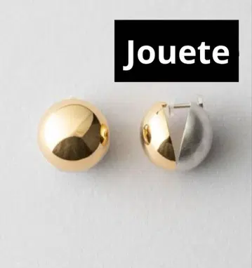 Jouete 랩 귀찌 볼 골드/실버 콤비 컬러 구체