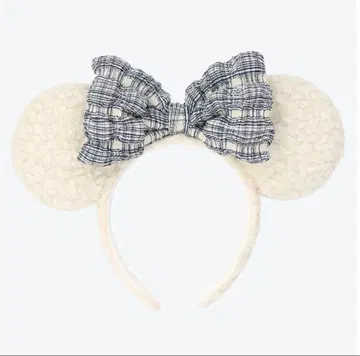 2025 겨울 신상 디즈니랜드 머리띠 미니 아이보리 니트