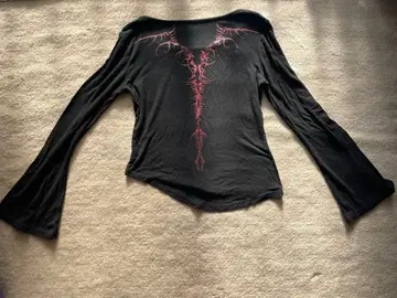 y2k 그런지 고딕 긴팔 상의 M