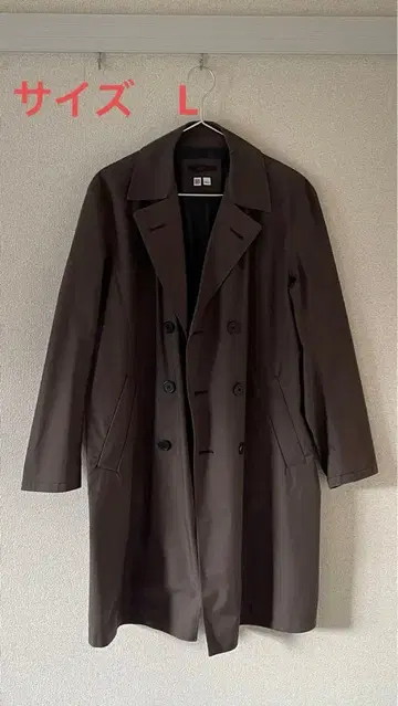 유니클로 U 블록 테크 코트 사이즈 L