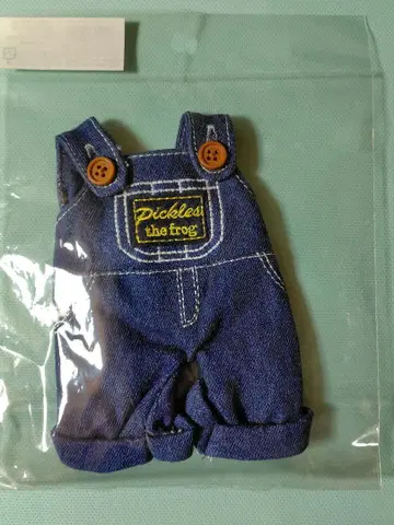 개구리 피클스 코스튬 데님 오버롤