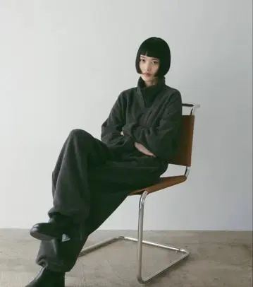 안누크 플리스 하프 지퍼 콤비네이션