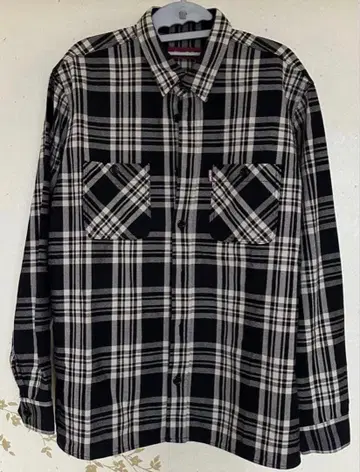 HideandSeek 플란넬 셔츠 남성용 긴팔 L 사이즈