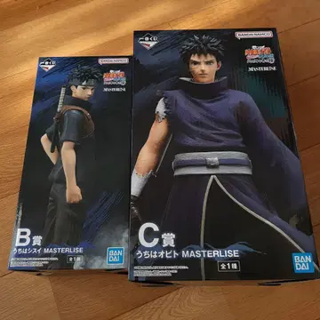 제일복권 나루토 MASTERLISE 우치하 오비토 시스이 피규어 세트