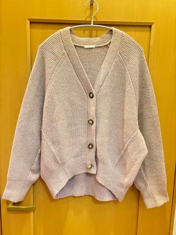 GU 퍼프 슬리브 코쿤 가디건 XL