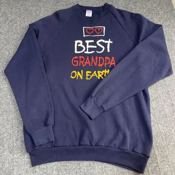 JERZEES 아메리칸 캐주얼 트레이닝복 L 네이비 빈티지