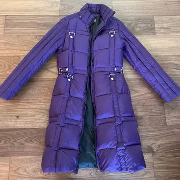 캘빈 클라인 진스 보라색 롱 다운 자켓 S 사이즈