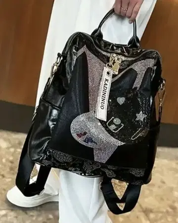 블랙 숄더백 33cm x 27cm x 18cm