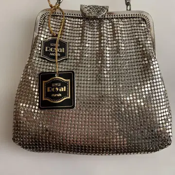 실버 메탈 파티 백