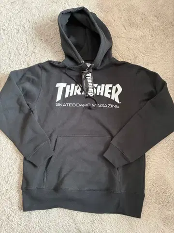 THRASHER 후드 부착 후드티 미사용