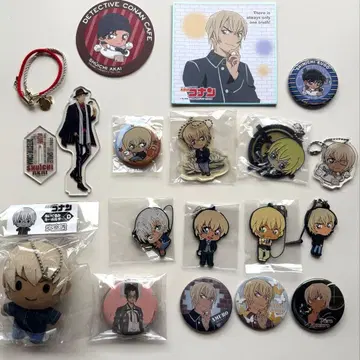 명탐정 코난 아무로 토오루 키링 캔뱃지