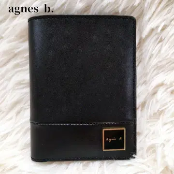 [ 새상품급 ] agnes b. 아네스베 카드 케이스 지갑 블랙