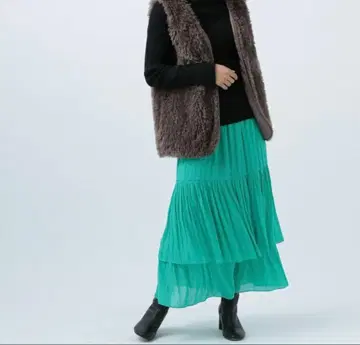 BAYFLOW 베이플로우 캉캉 스커트 그린 S 사이즈